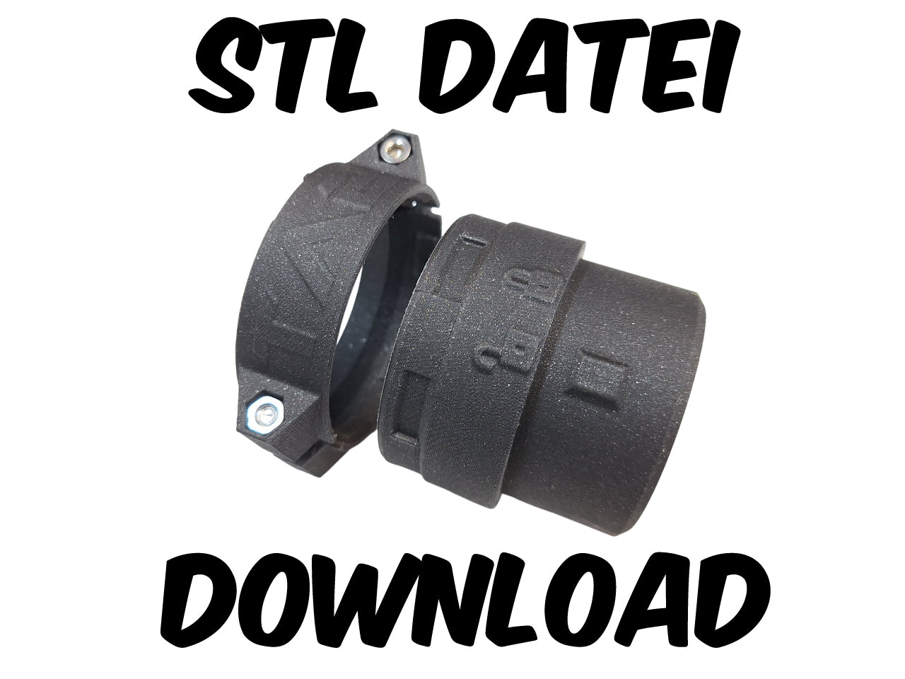 Schnellkupplung 50mm Absaugsysteme als STL Datei
