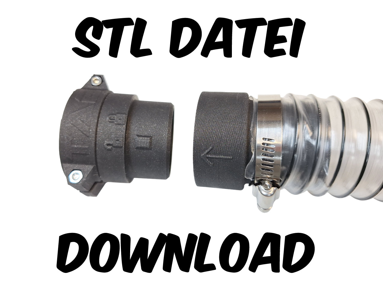 Schnellkupplung 50mm Absaugsysteme als STL Datei