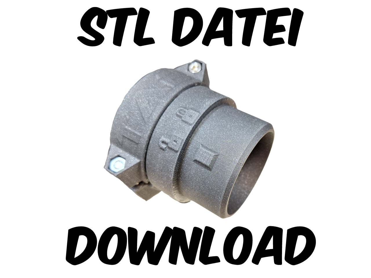 Schnellkupplung 50mm Absaugsysteme als STL Datei