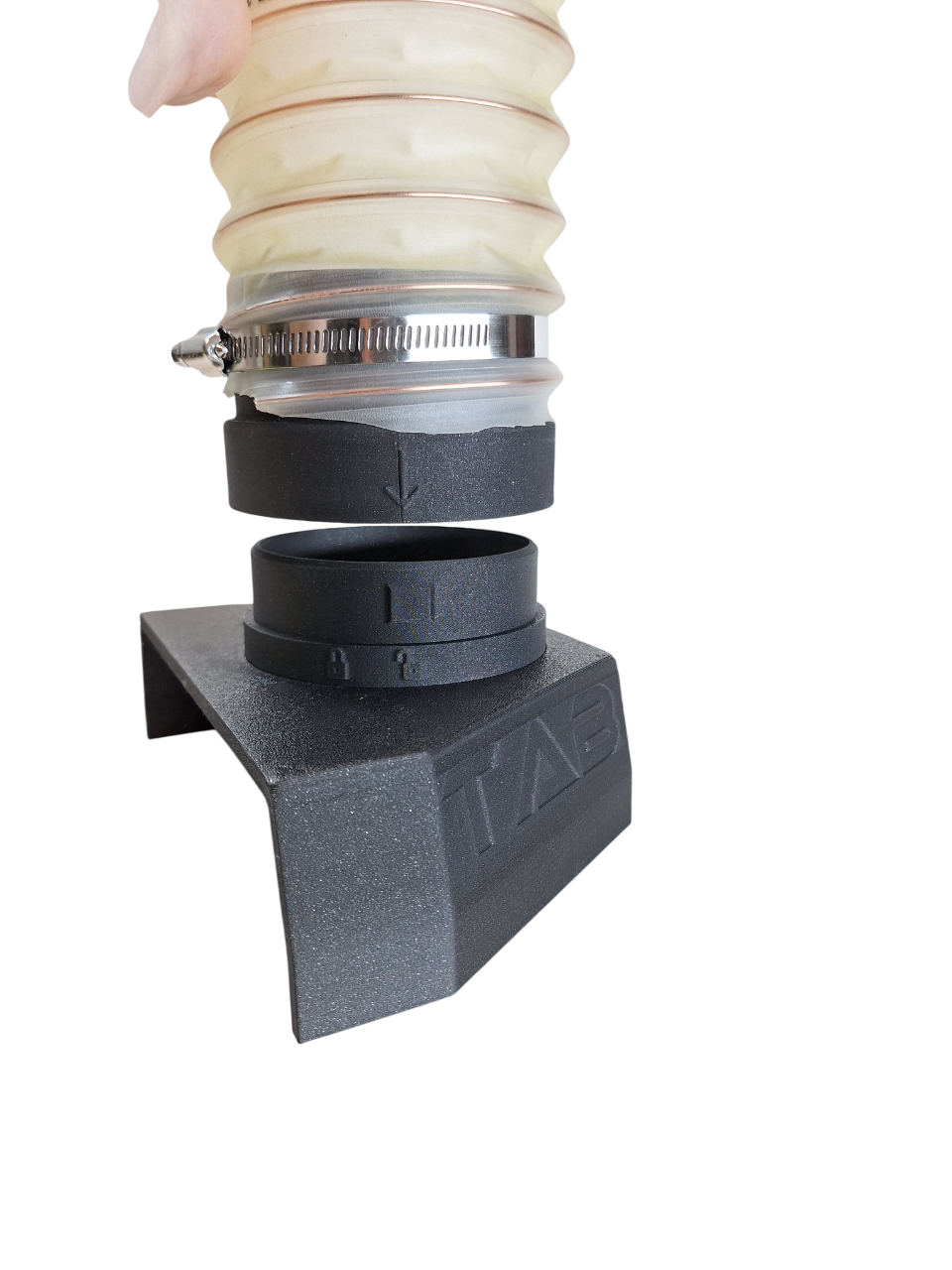 Bodendüse 100mm Absaugsysteme als STL Datei