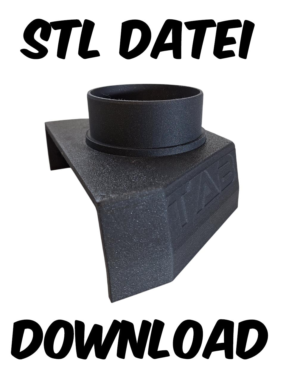 Bodendüse 100mm Absaugsysteme als STL Datei