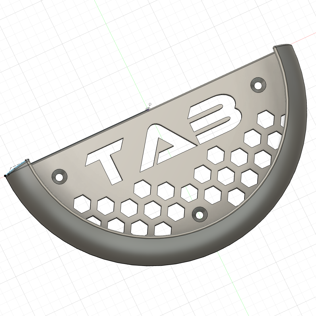 Schleifgeräte-Halter für 125mm oder 150mm Teller Rund als STL Datei