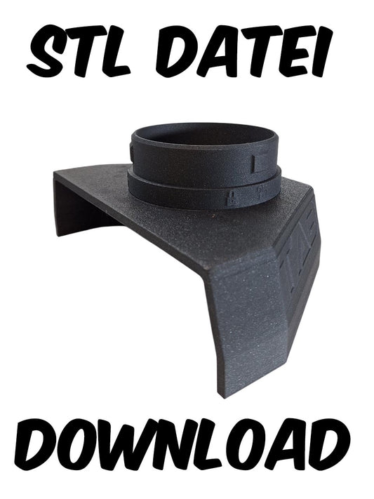 Bodendüse 100mm Absaugsysteme als STL Datei